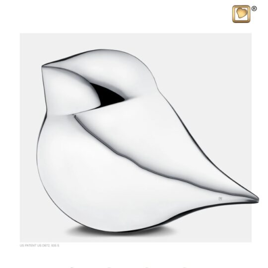 SoulBird™ Adult Urn Pol Silver