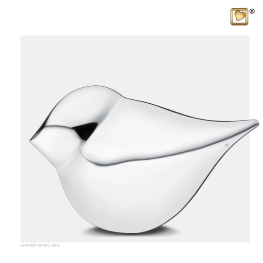 SoulBird™ Adult Urn Pol Silver