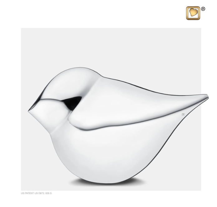 SoulBird™ Adult Urn Pol Silver