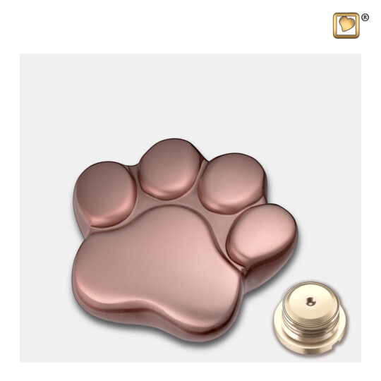 LovePaw™ Pet Keepsake Urn Bru RoseGold