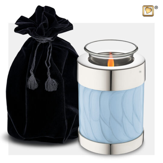 TEALIGHT PEARL BLUE™
