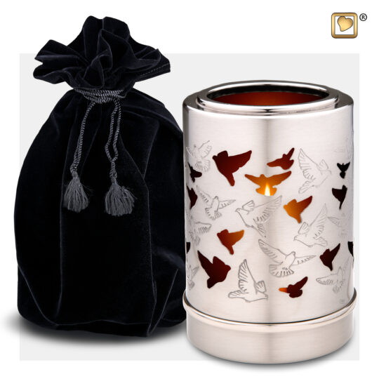Reflections™ of Soul Tealight Urn Bru Pewter
