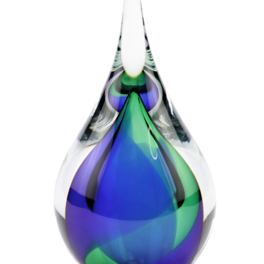 As-druppel blue-green