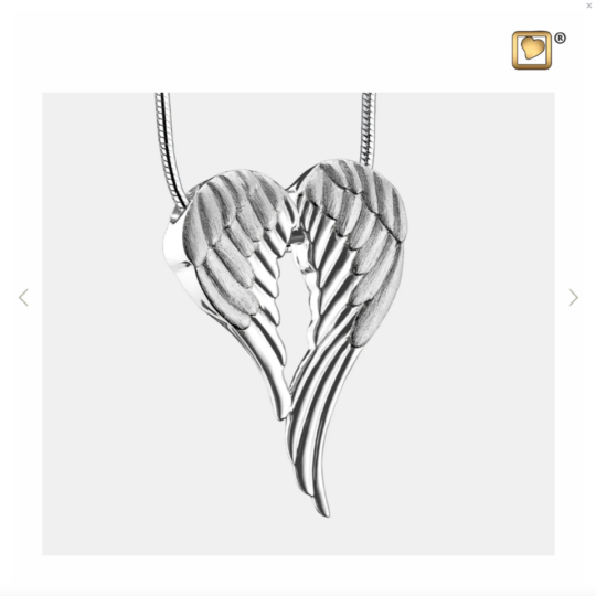 PENDANT Angel Wings™ Rhodium Plated Two Tone